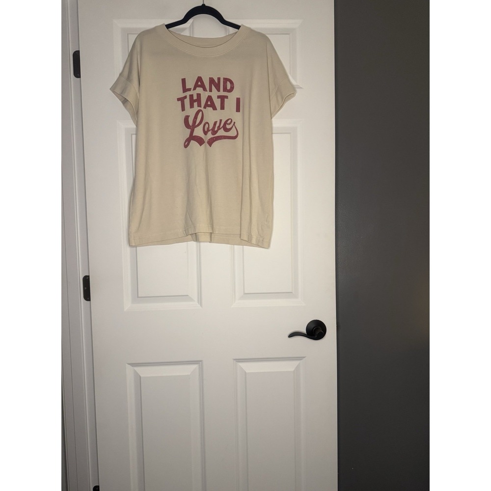Paula Deen Short Sleeve Top Land That I Love Large